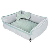 TRIXIE JUNIOR HONDENMAND GRIJS / MINTGROEN 50X40 CM - thumbnail