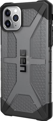 UAG Rugged Case for iPhone 11 Pro Max [6.5-inch screen] - Plasma Ash - Achterzijde behuizing voor mobiele telefoon - robuust - polycarbonaat, thermoplastic polyurethaan (TPU) - asgrijs - voor Apple iPhone 11 Pro Max