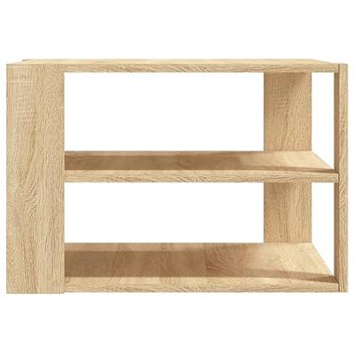 Salontafel 59,5x59,5x40 cm bewerkt hout sonoma eikenkleurig