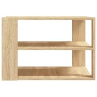 Salontafel 59,5x59,5x40 cm bewerkt hout sonoma eikenkleurig - thumbnail