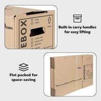 VidaXL Verhuisdoos 20 pcs naturel 59 x 31,5 x 31,5 cm karton - thumbnail