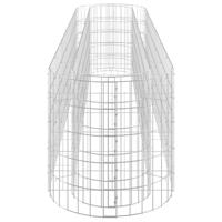 VidaXL Gabion plantenbak verhoogd 260x50x50 cm gegalvaniseerd ijzer - thumbnail