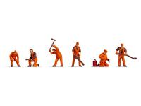NOCH 47012 TT Spoorwerkers figuren Geverfd, Staand - thumbnail