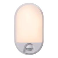 Lucide HUPS IR - Wandlamp Binnen/Buiten - LED - 1x10W 3000K - IP54 - Beweging & dag/nacht sensor - Wit - thumbnail
