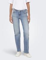 Only Onlblush Mid Straight Dnm Tai467 Noos Straight Leg Light Blue Denim - thumbnail