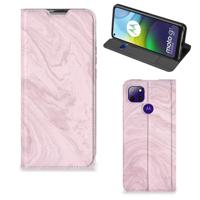 Motorola Moto G9 Power | Standcase | Marble Pink - Origineel Cadeau Vriendin - thumbnail