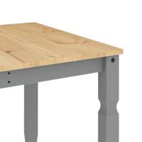 Eettafel Corona 180x90x75 cm massief grenenhout grijs - thumbnail