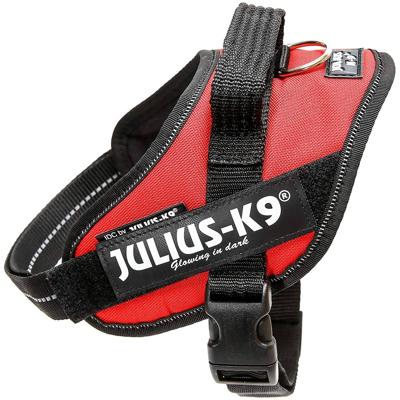 Julius-K9 IDC-Powertuig Mini 49-67cm rood