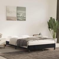 Bedframe zonder matras 120x200 cm fluweel zwart - thumbnail