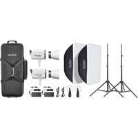 Godox Litemons LA150R RGB LED Video Light 2 light kit - thumbnail