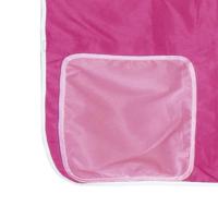 Stapelbed met glijbaan en gordijnen roze 90x200 cm - thumbnail