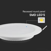 V-TAC VT-61006 78591 LED-inbouwpaneel Energielabel: E (A - G) 6 W Neutraalwit Wit - thumbnail