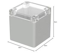 Bopla EUROMAS M 225 G 02225100 Industriële behuizing 82 x 80 x 85 Polycarbonaat Grijs-wit (RAL 7035) 1 stuk(s) - thumbnail