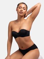 Balconette BH - Strapless - Michelle - Bh met verwijderbare bandjes - Wit - Zwart - Huidskleur - thumbnail