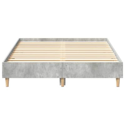 Bedframe zonder matras 160x200 cm spaanplaat betongrijs