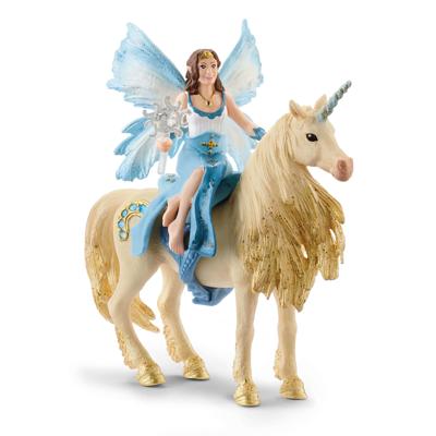 Schleich Bayala - Eyelas buitenrit op gouden eenhoorn 42508