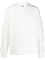 Y-3 logo-print sweatshirt - White - thumbnail