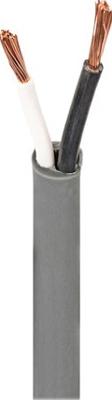 Speaker-Kabel | 2x 2.50 mm² | Koper | 100.0 m | Rond | PVC | Donkergrijs | Rol