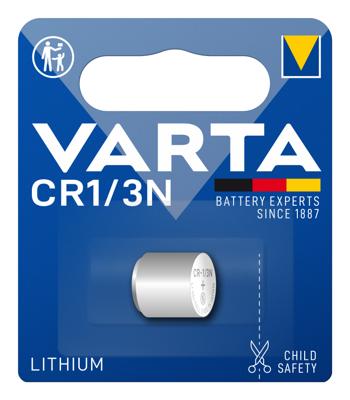Varta Knoopcel CR 1/3 N 3 V 1 stuk(s) 170 mAh Lithium LITHIUM Coin CR1/3N Bli 1