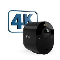 Arlo Ultra 2 draadloze WiFi-beveiligingscamera voor buiten, 4K UHD, 180˚ kleurennachtzicht, sirene, bewegingsdetectie, 2-weg-audio, Smart Hub vereist, incl. proefp. Arlo Secure, 1 cam, zwart - thumbnail