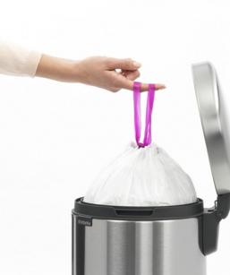 Brabantia Pedaalemmer NewIcon 12 liter Zilver Brabantia Pedaalemmer NewIcon 12 liter Zilver