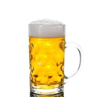 Bierpullen met handvat 6 st 1000 ml glas - thumbnail