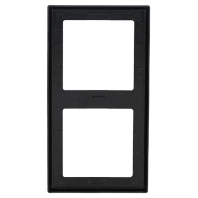 Jung afdekraam 2-voudig zwart glanzend LS 982 SW strak vierkant jaren 60 look