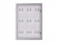 Maul Wissellijst MAULexcite Voor papierformaat: 9 x DIN A4 Tegen regen beschermde buitenruimte 6653908 Aluminium Zilver 1 stuk(s) - thumbnail