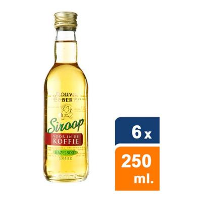 Douwe Egberts - Hazelnoot Koffiesiroop - 6x 250ml