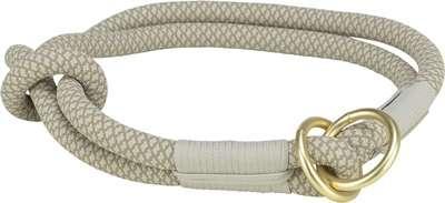 TRIXIE HALSBAND HOND SOFT HALF-SLIP GRIJS / LICHTGRIJS 40X1 CM TRIXIE HALSBAND HOND SOFT HALF-SLIP GRIJS / LICHTGRIJS 40X1 CM