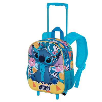 Lilo & Stitch 3D Backpack with Wheels Colors Turquoise Small