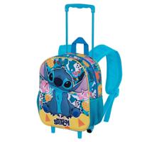 Lilo & Stitch 3D Backpack with Wheels Colors Turquoise Small - thumbnail