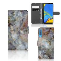 Samsung Galaxy A7 (2018) | Bookcase | Marmer Grijs - thumbnail