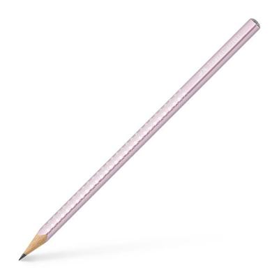 Faber Castell Potlood Grip sparkle - rose metallic