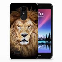 LG K4 (2017) TPU Hoesje Leeuw - thumbnail