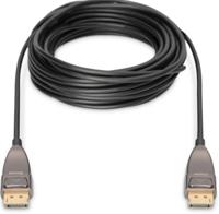 Digitus AK-340107-200-S DisplayPort-kabel DisplayPort / Glasvezel Aansluitkabel DisplayPort-stekker, DisplayPort-stekker 20.00 m Zwart 8K UHD - thumbnail