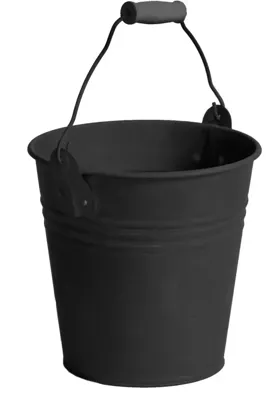 Mega Collections Plantenemmer Zink 2L - Ø16x14cm - Zwart