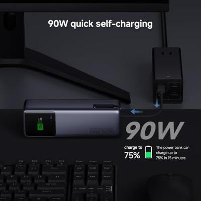 Powerbank Xiaomi 165W ICAB 10000 GY Grijs 10000 mAh 165 W