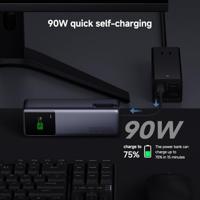 Powerbank Xiaomi 165W ICAB 10000 GY Grijs 10000 mAh 165 W - thumbnail
