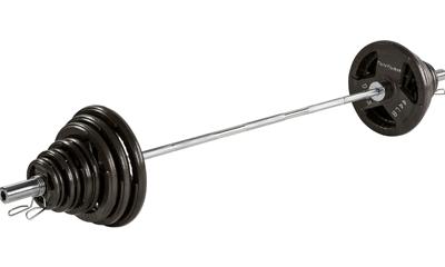 Tunturi Olympische Halterset l Tri-Grip Barbell Set 140 kg