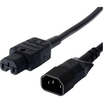 Bachmann 356.1259 Apparaat (koud) Aansluitkabel Zwart 1.5 m