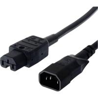 Bachmann 356.1259 Apparaat (koud) Aansluitkabel Zwart 1.5 m - thumbnail