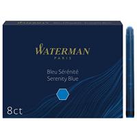 Waterman inktpatronen Standard blauw Florida, pak van 8 stuks - thumbnail