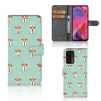 OPPO A54 5G | A74 5G | A93 5G | Telefoonhoesje | Met pasjeshouder | Pups - thumbnail