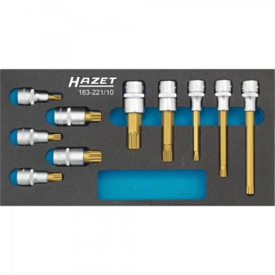 Hazet 163-221/10 Dopsleutel-bitinzetset 1/2 (12.5 mm) 10-delig Hazet 163-221/10 Dopsleutel-bitinzetset 1/2 (12.5 mm) 10-delig