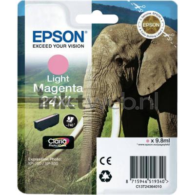 Epson C13T24364022 9.8ml 740pagina's Lichtmagenta inktcartridge