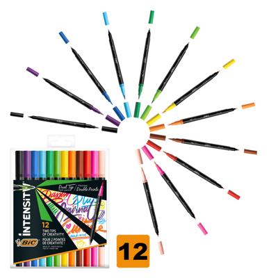 Set Viltstiften Bic Intensity 12 Onderdelen Multicolour
