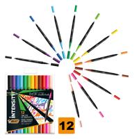 Set Viltstiften Bic Intensity 12 Onderdelen Multicolour - thumbnail
