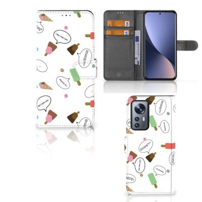 Xiaomi 12 Pro | Book Cover | IJsjes | Portemonnee hoesje Xiaomi 12 Pro | Book Cover | IJsjes | Portemonnee hoesje