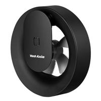 Vent-Axia Svara 110 m3/h (app gestuurd) - Ø100mm - zwart - thumbnail